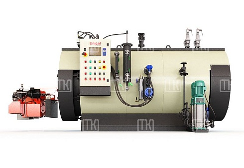Паровые котлы UNICAL WIESBERG BAHR 12 производительностью от 300 кг/ч - 6000 кг/ч